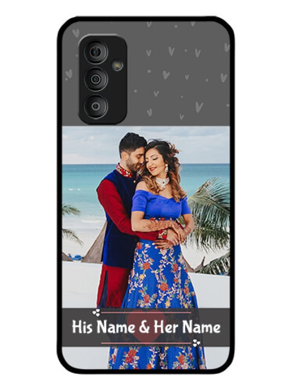 Custom Galaxy F23 5G Custom Glass Mobile Case - Buy Love Design with Photo Online