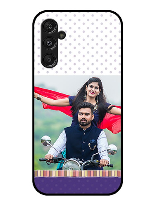Custom Galaxy F34 5G Custom Glass Phone Case - Cute Family Design
