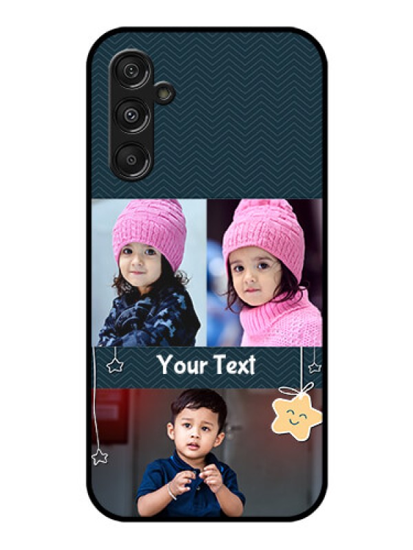 Custom Galaxy F34 5G Custom Glass Phone Case - Hanging Stars Design