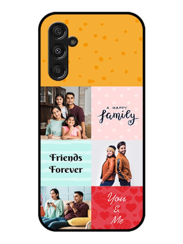 Custom Galaxy F34 5G Custom Glass Phone Case - Images With Quotes Design
