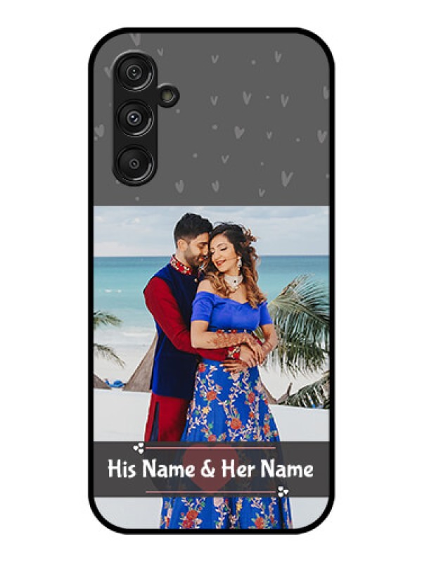 Custom Galaxy F34 5G Custom Glass Phone Case - Buy Love Design With Photo Online