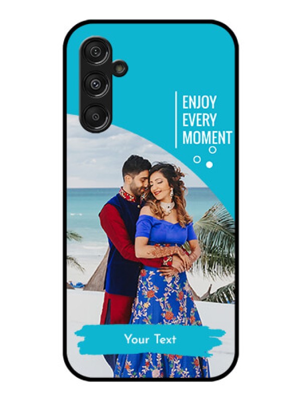 Custom Galaxy F34 5G Custom Glass Phone Case - Happy Moment Design