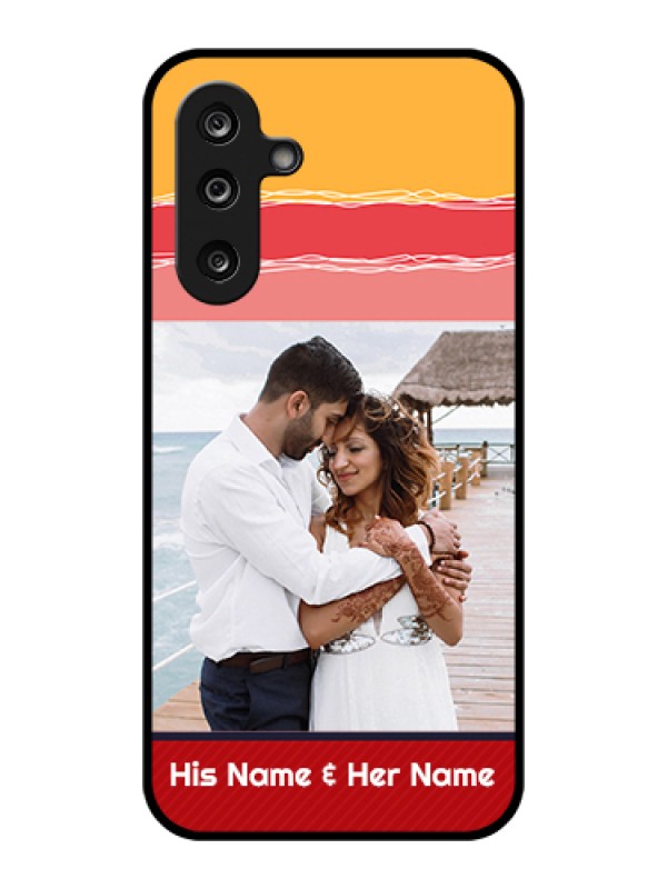 Custom Samsung Galaxy F36 5G Custom Glass Phone Case - Colorful Case Design