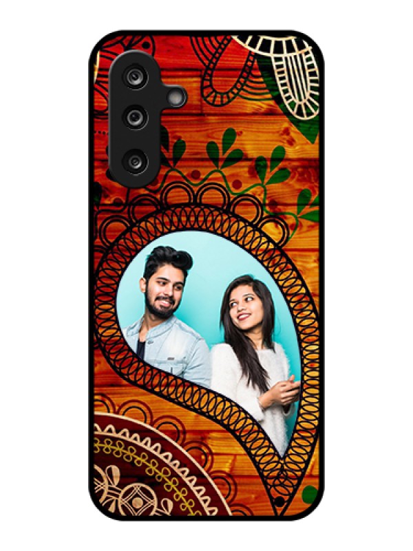 Custom Samsung Galaxy F36 5G Custom Glass Phone Case - Abstract Colorful Design