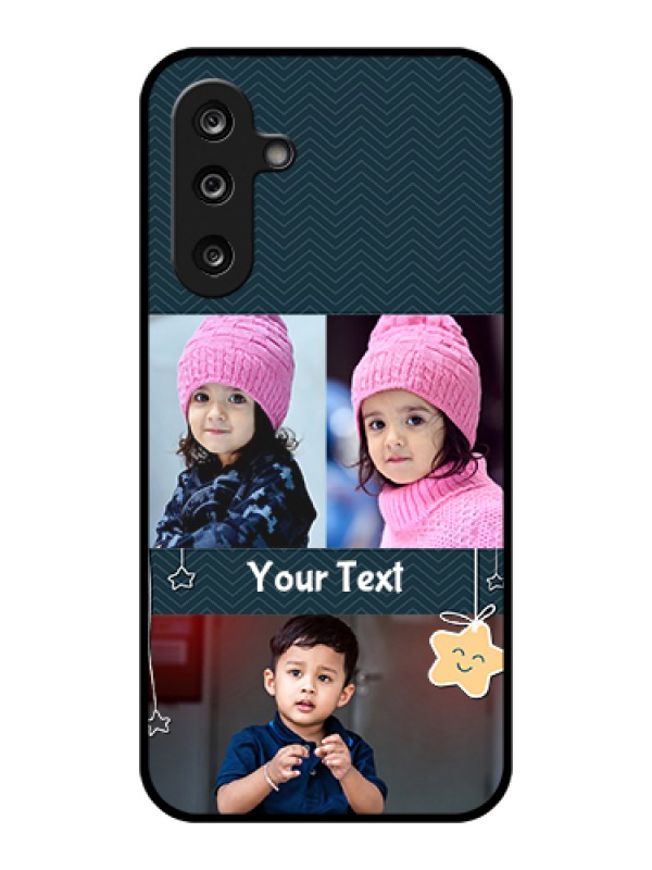 Custom Samsung Galaxy F36 5G Custom Glass Phone Case - Hanging Stars Design