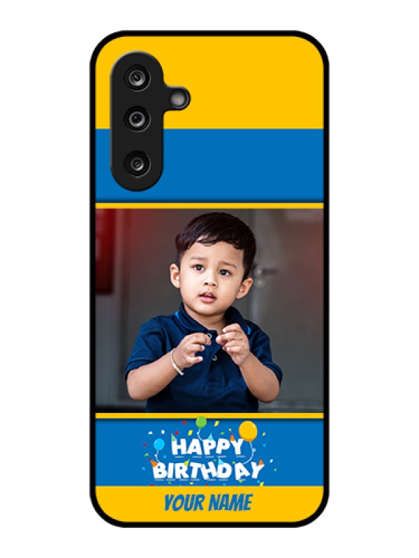 Custom Samsung Galaxy F36 5G Custom Glass Phone Case - Birthday Wishes Design
