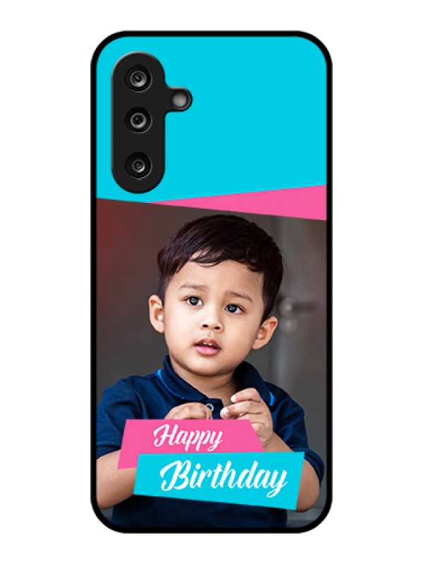 Custom Samsung Galaxy F36 5G Custom Glass Phone Case - Image Holder With 2 Color Design