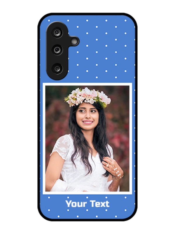 Custom Samsung Galaxy F36 5G Custom Glass Phone Case - Polka Dots Design