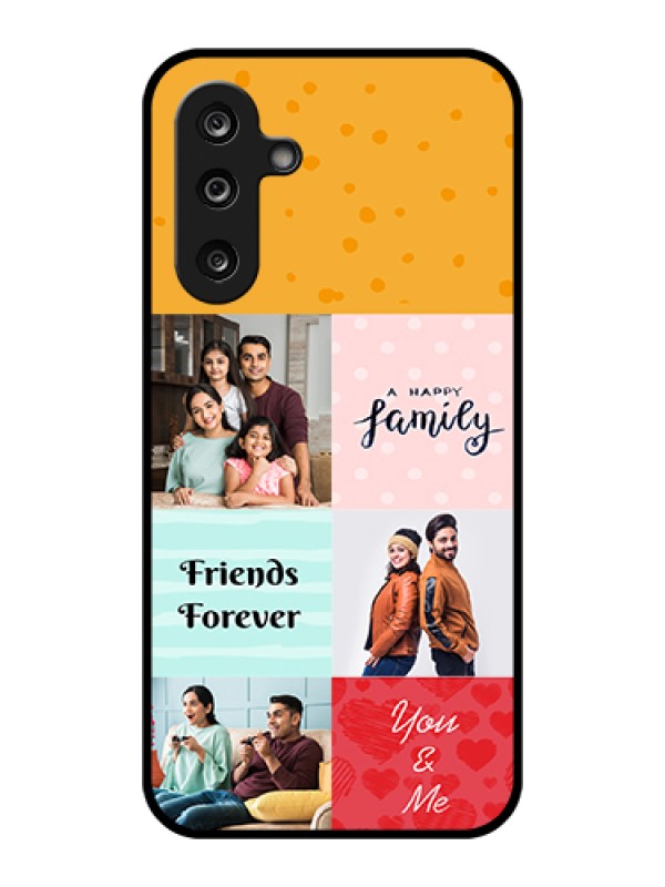 Custom Samsung Galaxy F36 5G Custom Glass Phone Case - Images With Quotes Design