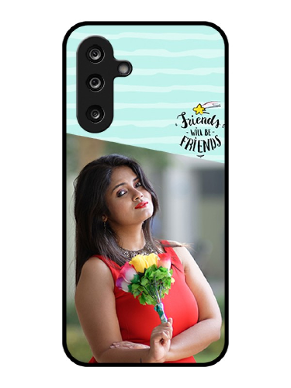 Custom Samsung Galaxy F36 5G Custom Glass Phone Case - Friends Picture Icon Design