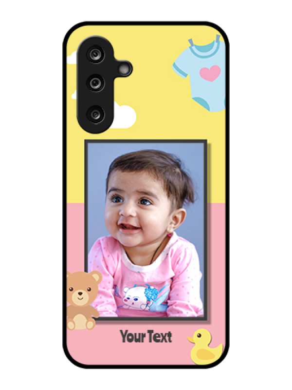Custom Samsung Galaxy F36 5G Custom Glass Phone Case - Kids 2 Color Design
