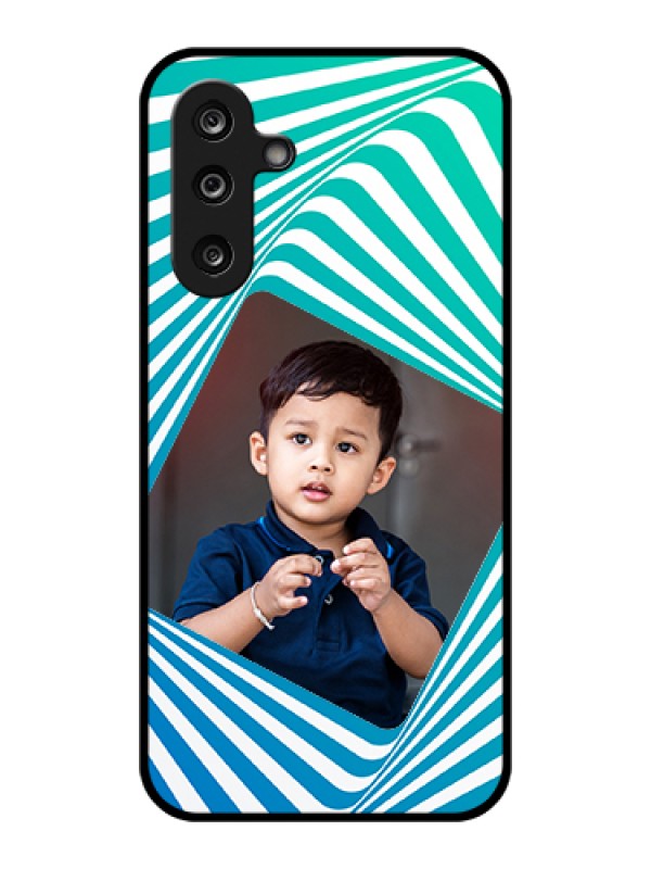Custom Samsung Galaxy F36 5G Custom Glass Phone Case - Abstract Spiral Design