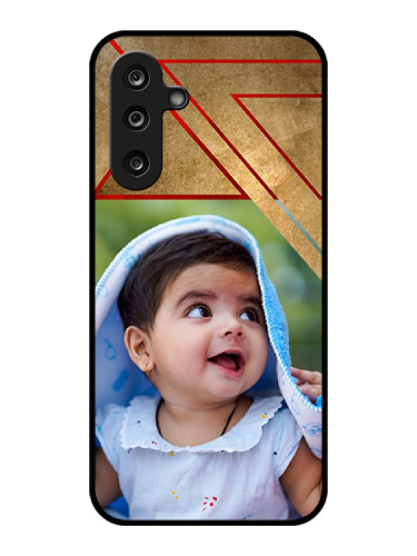 Custom Samsung Galaxy F36 5G Custom Glass Phone Case - Gradient Abstract Texture Design
