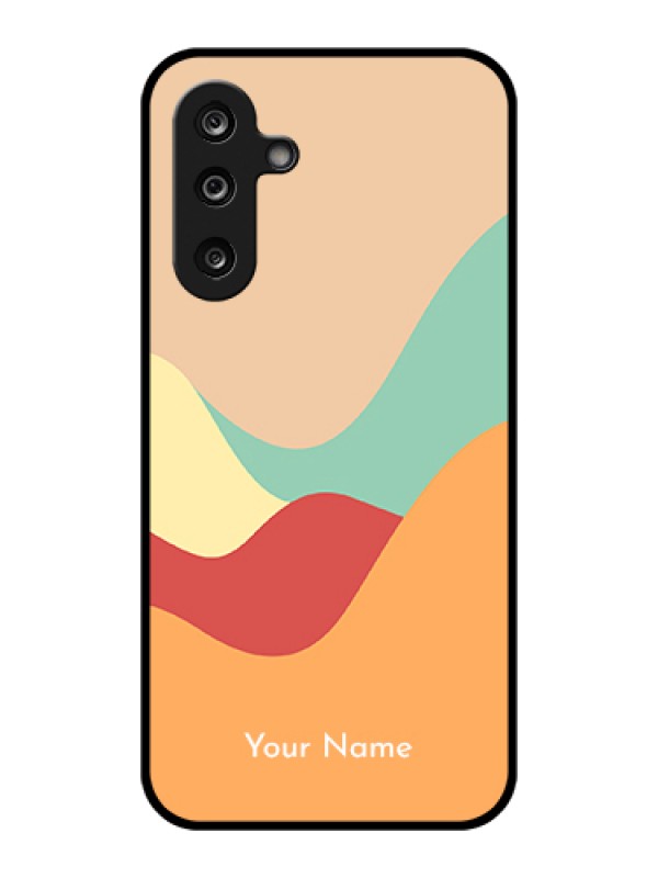 Custom Samsung Galaxy F36 5G Custom Glass Phone Case - Ocean Waves Multi - Colour Design