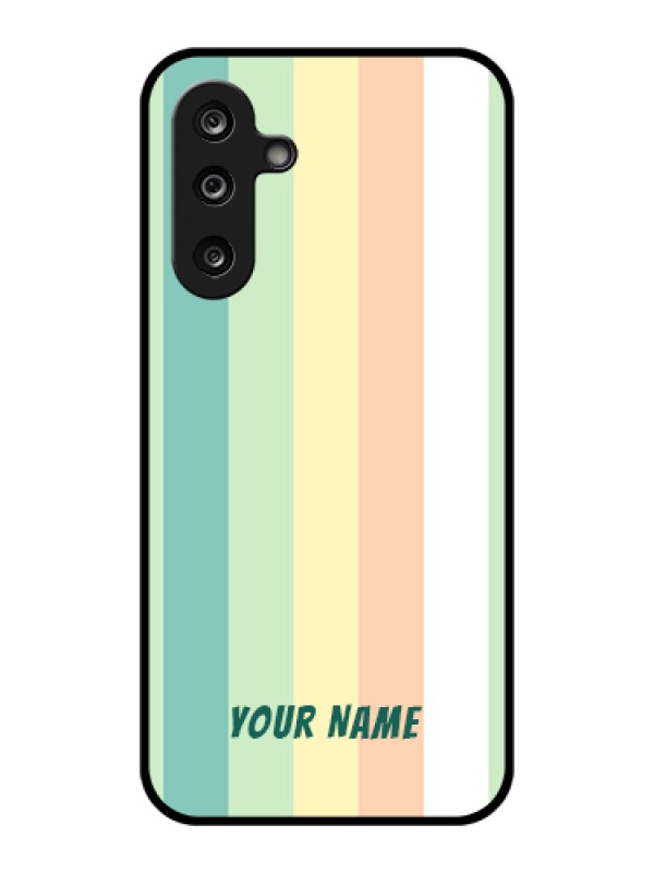 Custom Samsung Galaxy F36 5G Custom Glass Phone Case - Multi - Colour Stripes Design