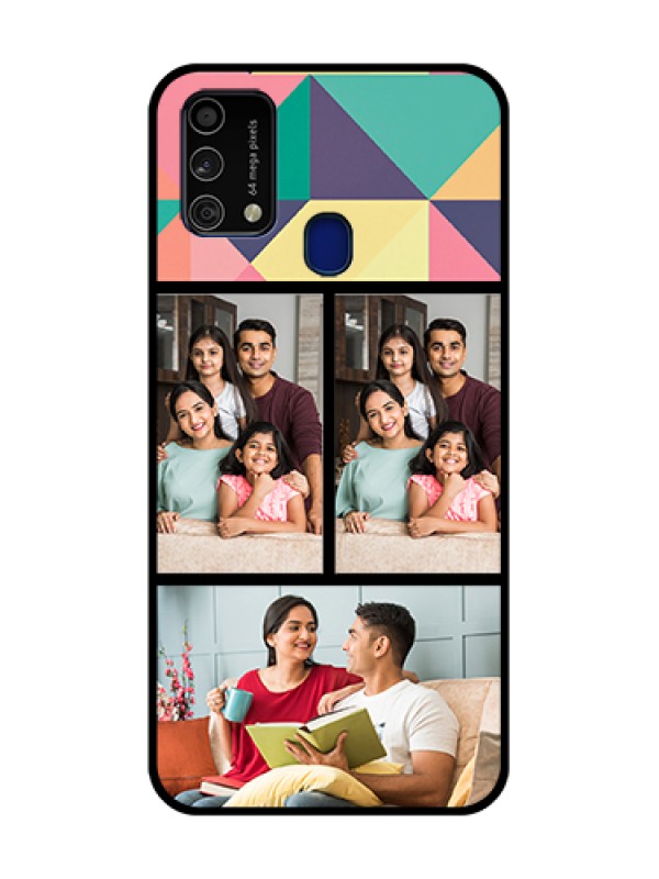 Custom Galaxy F41 Custom Glass Phone Case  - Bulk Pic Upload Design