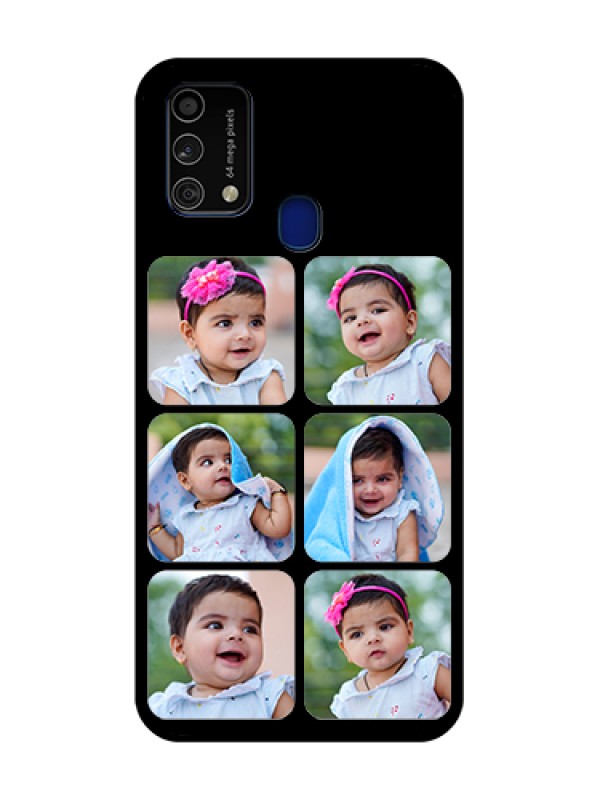 Custom Galaxy F41 Photo Printing on Glass Case  - Multiple Pictures Design
