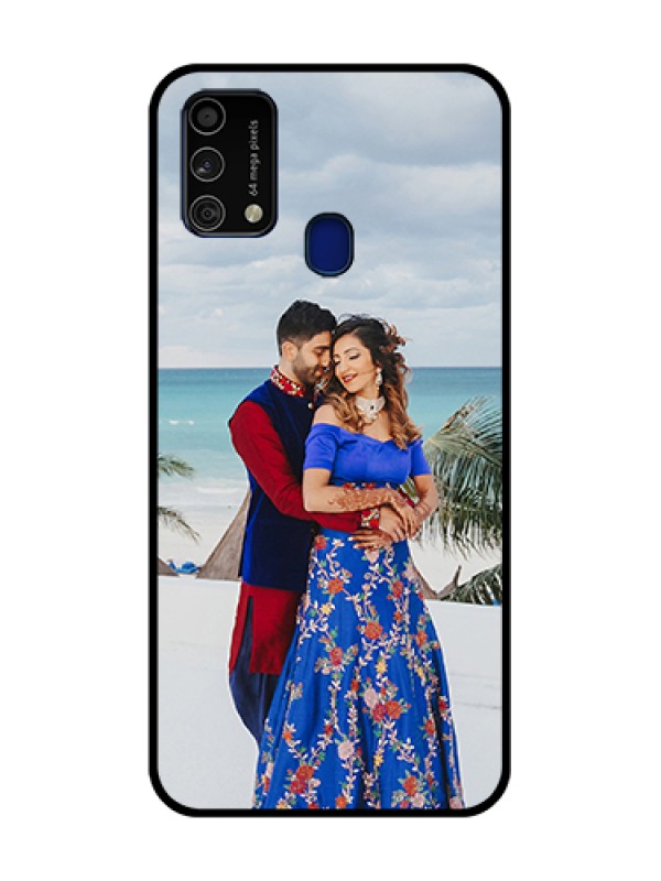 Custom Galaxy F41 Photo Printing on Glass Case  - Upload Full Picture Design