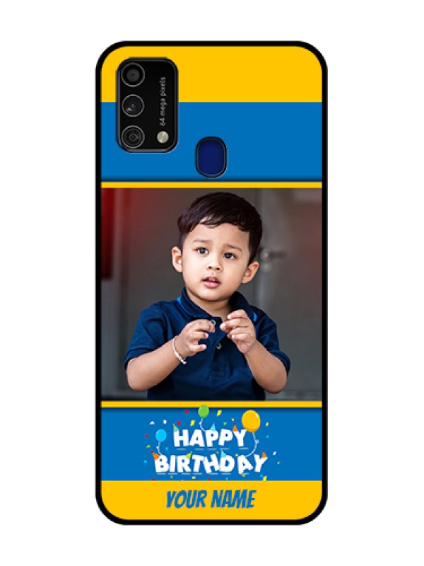 Custom Galaxy F41 Custom Glass Mobile Case  - Birthday Wishes Design