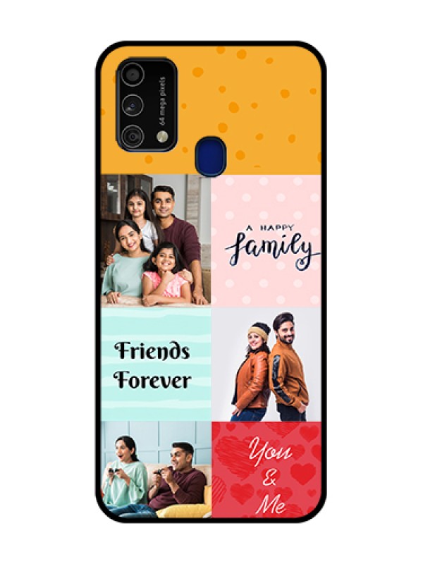 Custom Galaxy F41 Personalized Glass Phone Case  - Images with Quotes Design