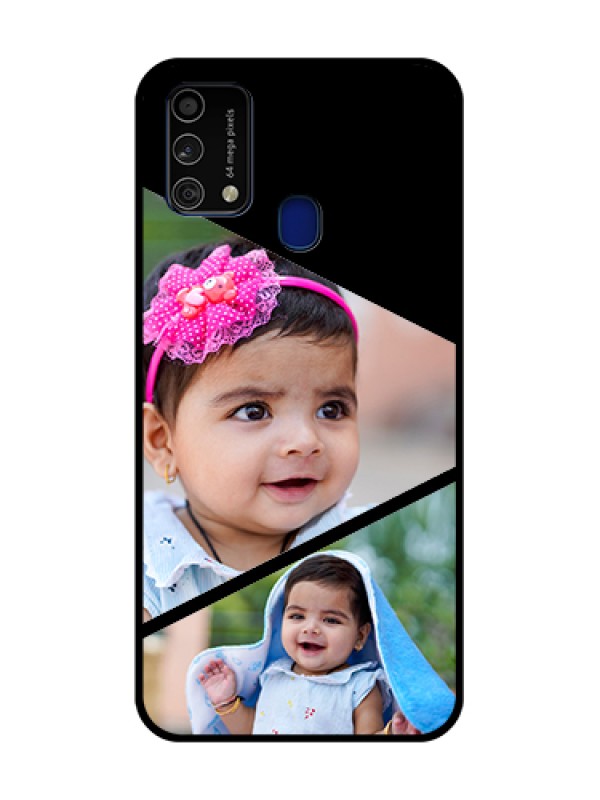 Custom Galaxy F41 Custom Glass Phone Case  - Semi Cut Design