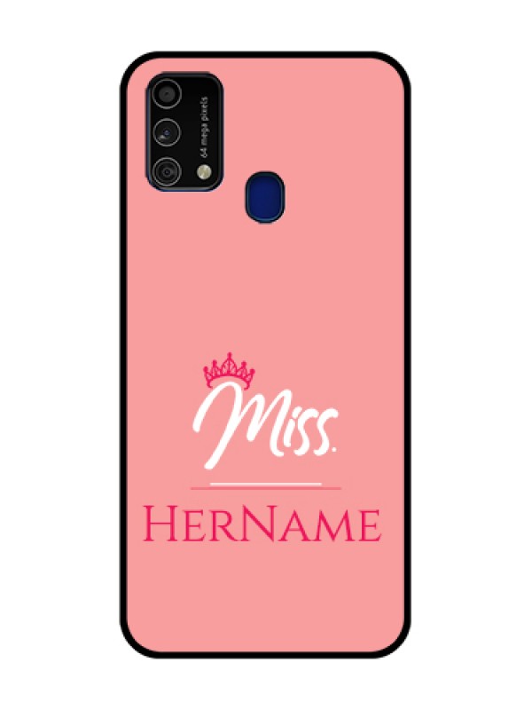 Custom Galaxy F41 Custom Glass Phone Case Mrs with Name