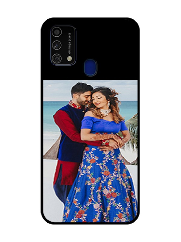 Custom Galaxy F41 Custom Glass Phone Case - Upload Full Picture With Custom Color Design