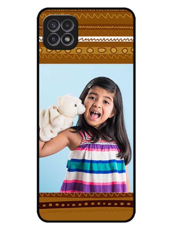 Custom Galaxy F42 5G Custom Glass Phone Case  - Friends Picture Upload Design 