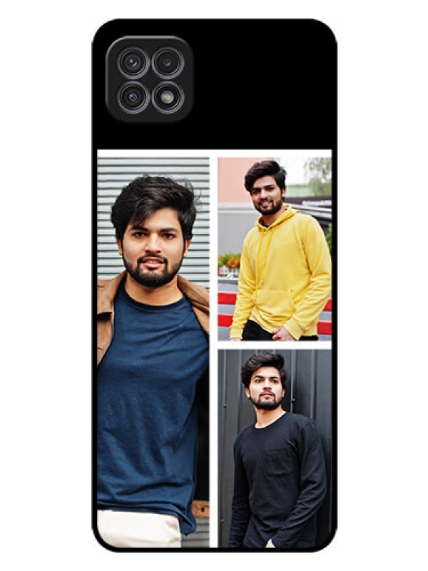 Custom Galaxy F42 5G Photo Printing on Glass Case  - Upload Multiple Picture Design
