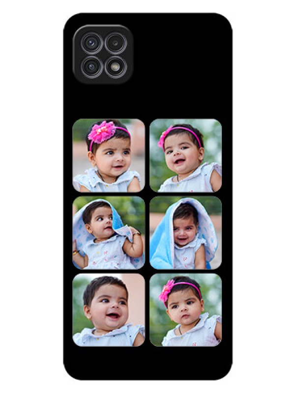 Custom Galaxy F42 5G Photo Printing on Glass Case  - Multiple Pictures Design