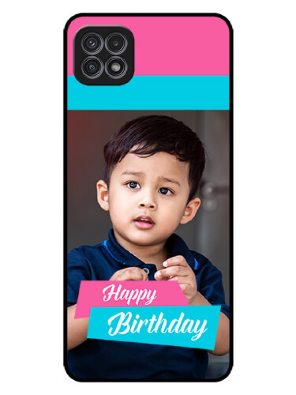 Custom Galaxy F42 5G Personalized Glass Phone Case  - Image Holder with 2 Color Design