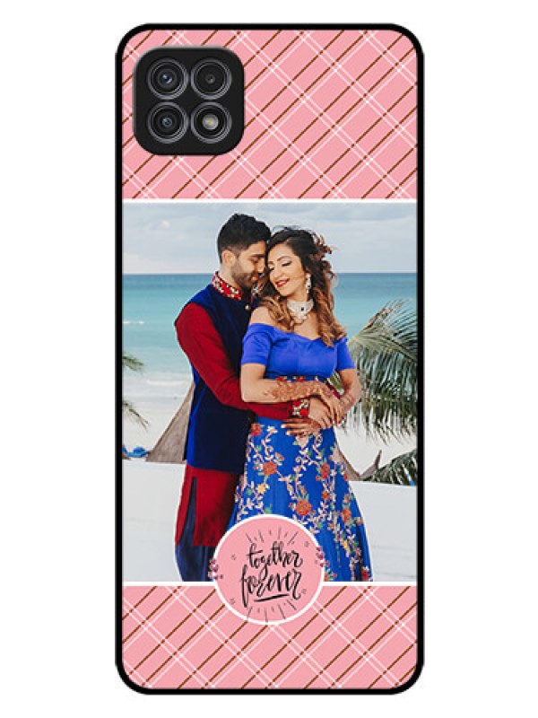 Custom Galaxy F42 5G Personalized Glass Phone Case  - Together Forever Design