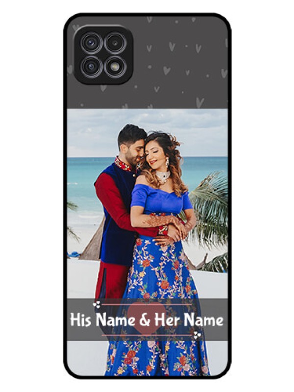 Custom Galaxy F42 5G Custom Glass Mobile Case  - Buy Love Design with Photo Online