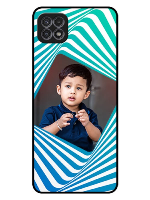 Custom Galaxy F42 5G Personalized Glass Phone Case  - Abstract Spiral Design
