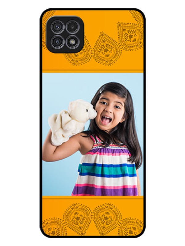 Custom Galaxy F42 5G Personalized Glass Phone Case  - Photo Wedding Design 