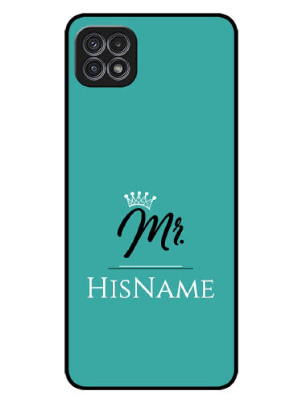 Custom Galaxy F42 5G Custom Glass Phone Case Mr with Name
