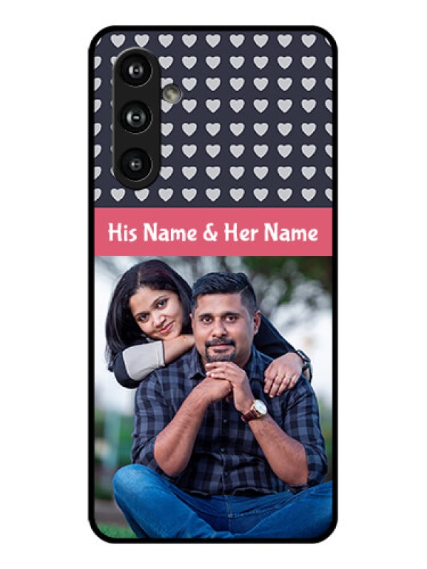 Custom Samsung Galaxy F54 5G Custom Glass Phone Case - Love Symbols Design