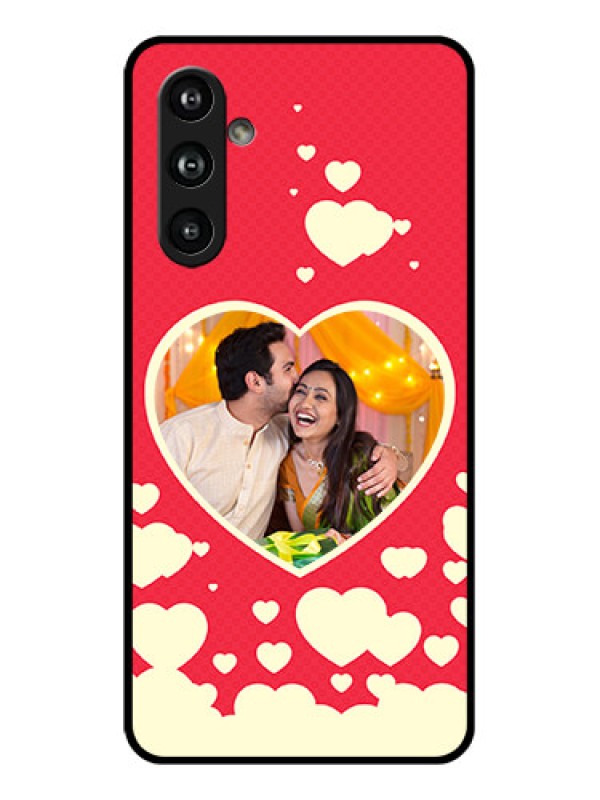 Custom Samsung Galaxy F54 5G Custom Glass Phone Case - Love Symbols Phone Cover Design