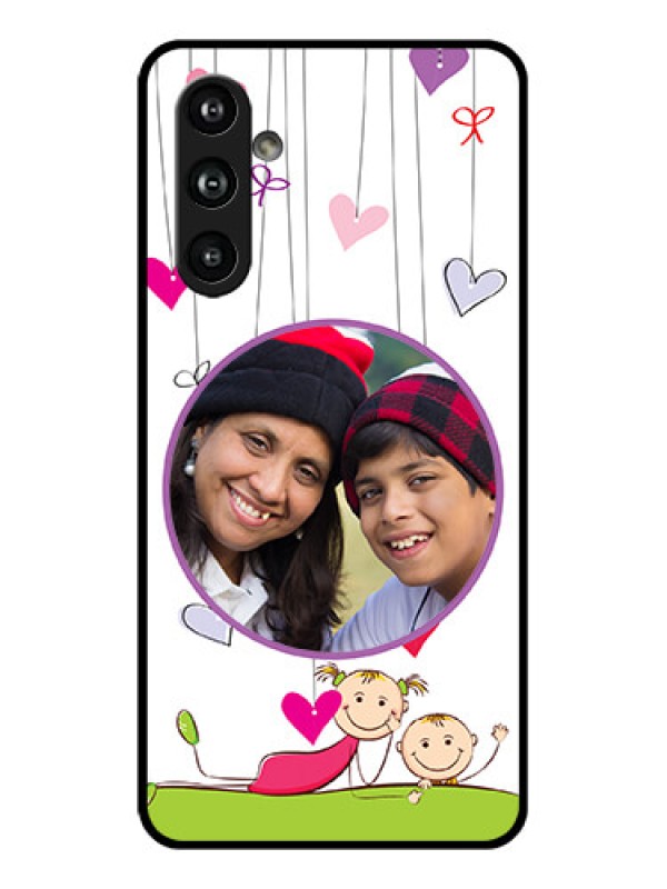Custom Samsung Galaxy F54 5G Custom Glass Phone Case - Cute Kids Phone Case Design