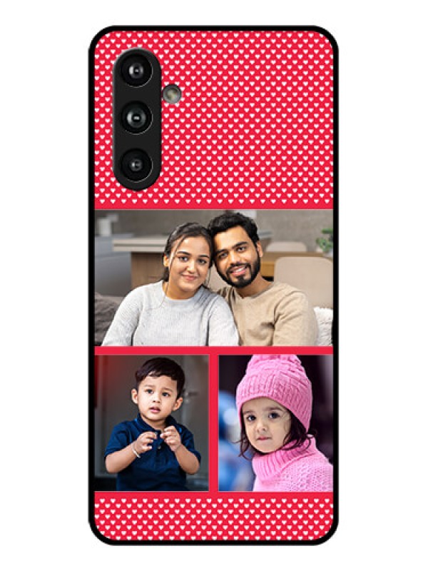 Custom Samsung Galaxy F54 5G Custom Glass Phone Case - Bulk Photo Upload Design