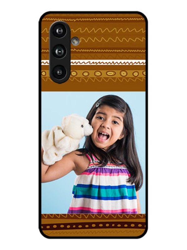 Custom Samsung Galaxy F54 5G Custom Glass Phone Case - Friends Picture Upload Design