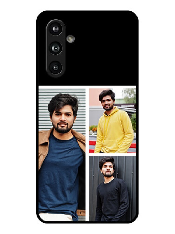 Custom Samsung Galaxy F54 5G Custom Glass Phone Case - Upload Multiple Picture Design