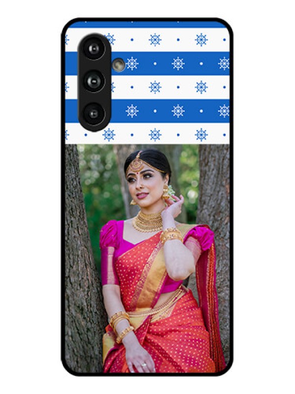 Custom Samsung Galaxy F54 5G Custom Glass Phone Case - Snow Pattern Design