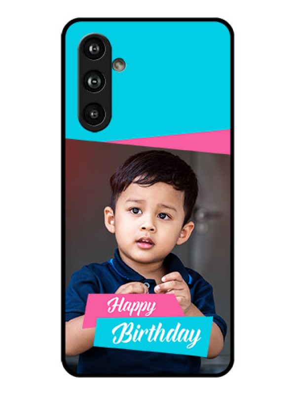 Custom Samsung Galaxy F54 5G Custom Glass Phone Case - Image Holder With 2 Color Design