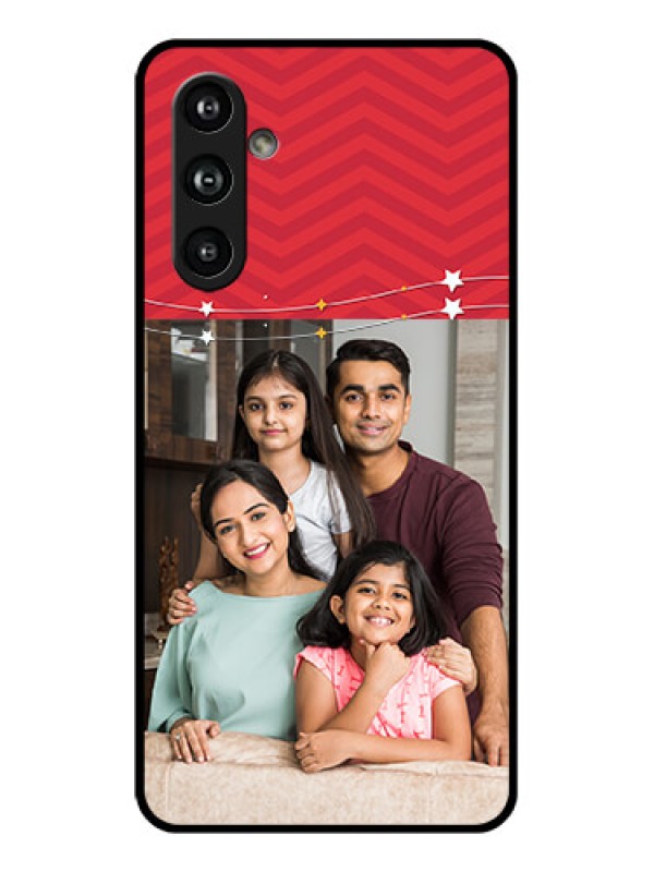 Custom Samsung Galaxy F54 5G Custom Glass Phone Case - Happy Family Design
