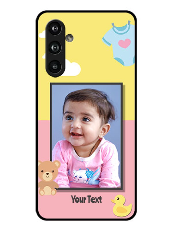 Custom Samsung Galaxy F54 5G Custom Glass Phone Case - Kids 2 Color Design