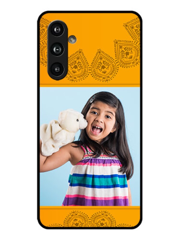 Custom Samsung Galaxy F54 5G Custom Glass Phone Case - Photo Wedding Design