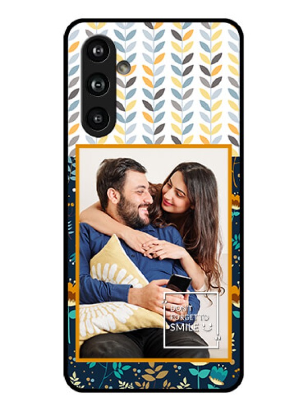Custom Samsung Galaxy F54 5G Custom Glass Phone Case - Pattern Design