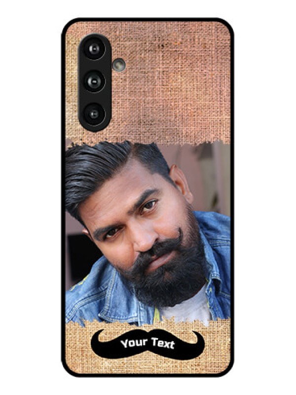 Custom Samsung Galaxy F54 5G Custom Glass Phone Case - With Texture Design