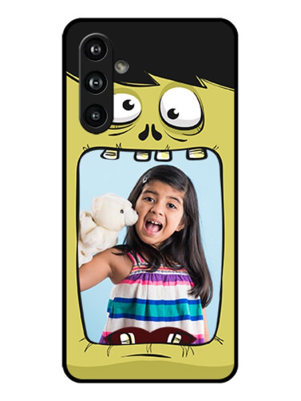 Custom Samsung Galaxy F54 5G Custom Glass Phone Case - Cartoon Monster Back Case Design